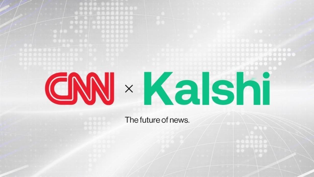 CNN与Kalshi合作，将预测市场整合到其全球新闻编辑室中。

首家采用Kal