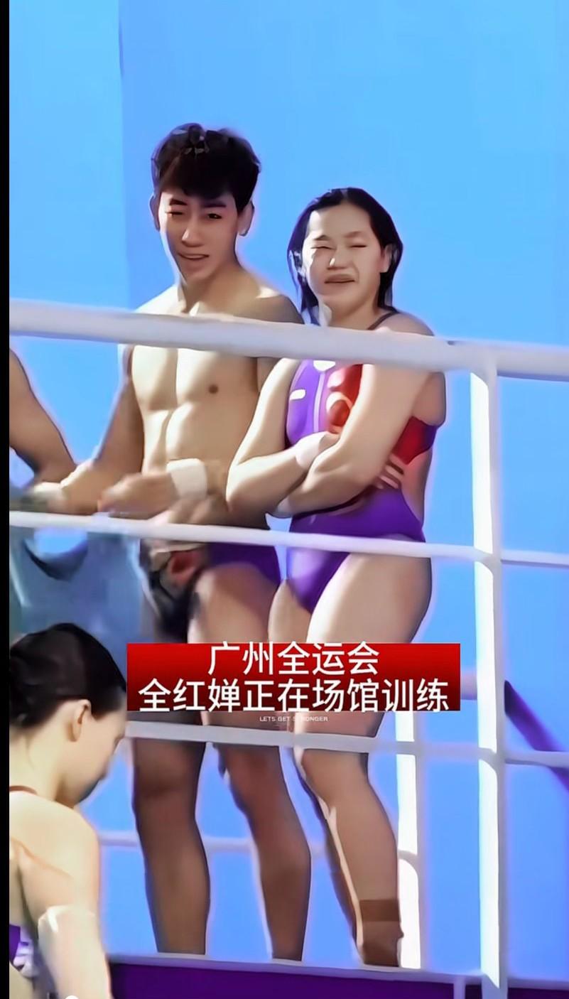 全红婵宝贝好像多多少少长一点肉了，孩子大了也正常，
训练都看得出水平还在，胖只是