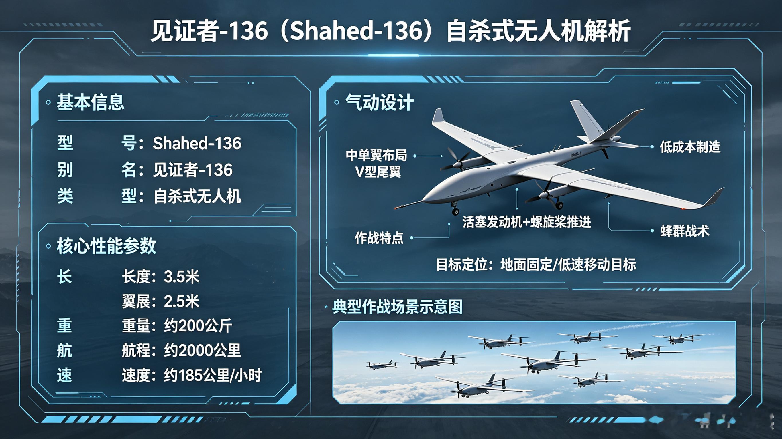 每天认识一件兵器——“见证者‑136”（Shahed-136）无人机今天聊聊在战