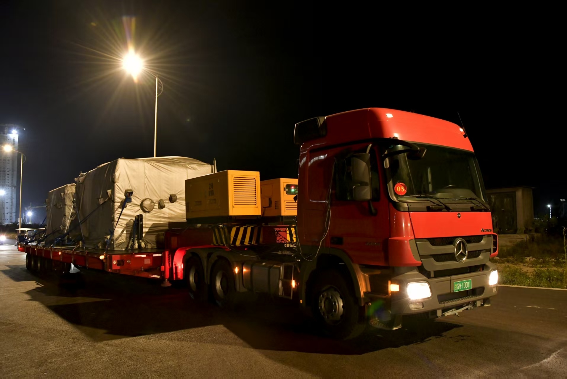 嫦娥七号 千里之行，到达文昌！ 