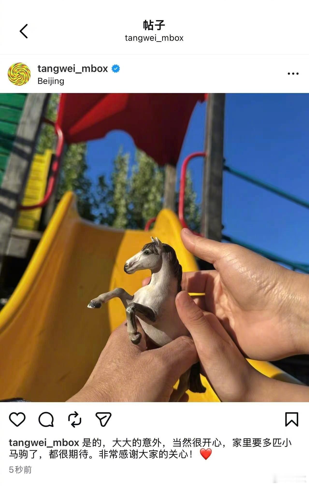 汤唯确认怀二胎恭喜啊 