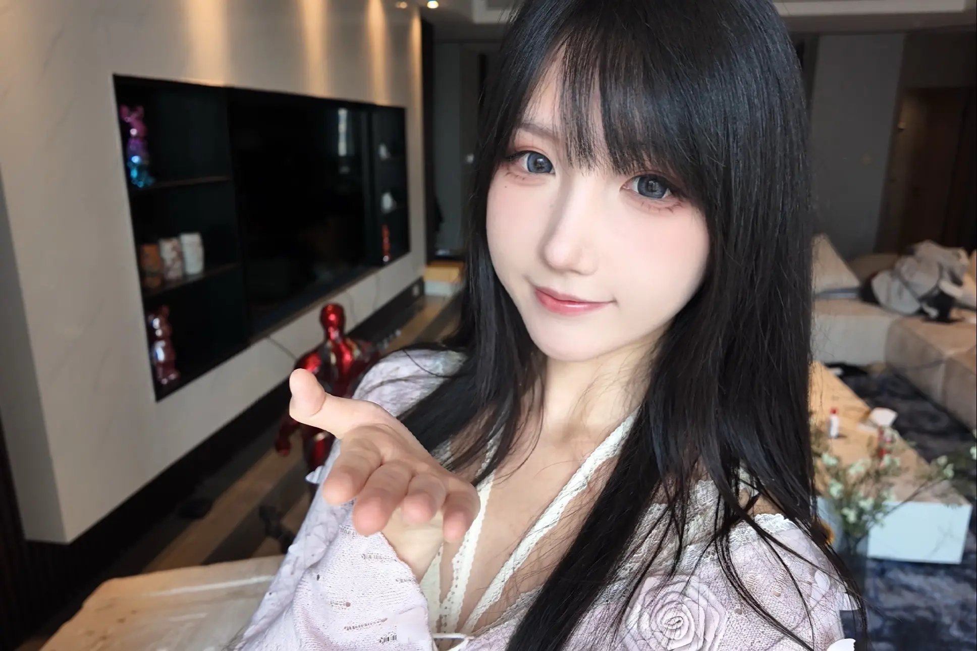 久违的臭美。