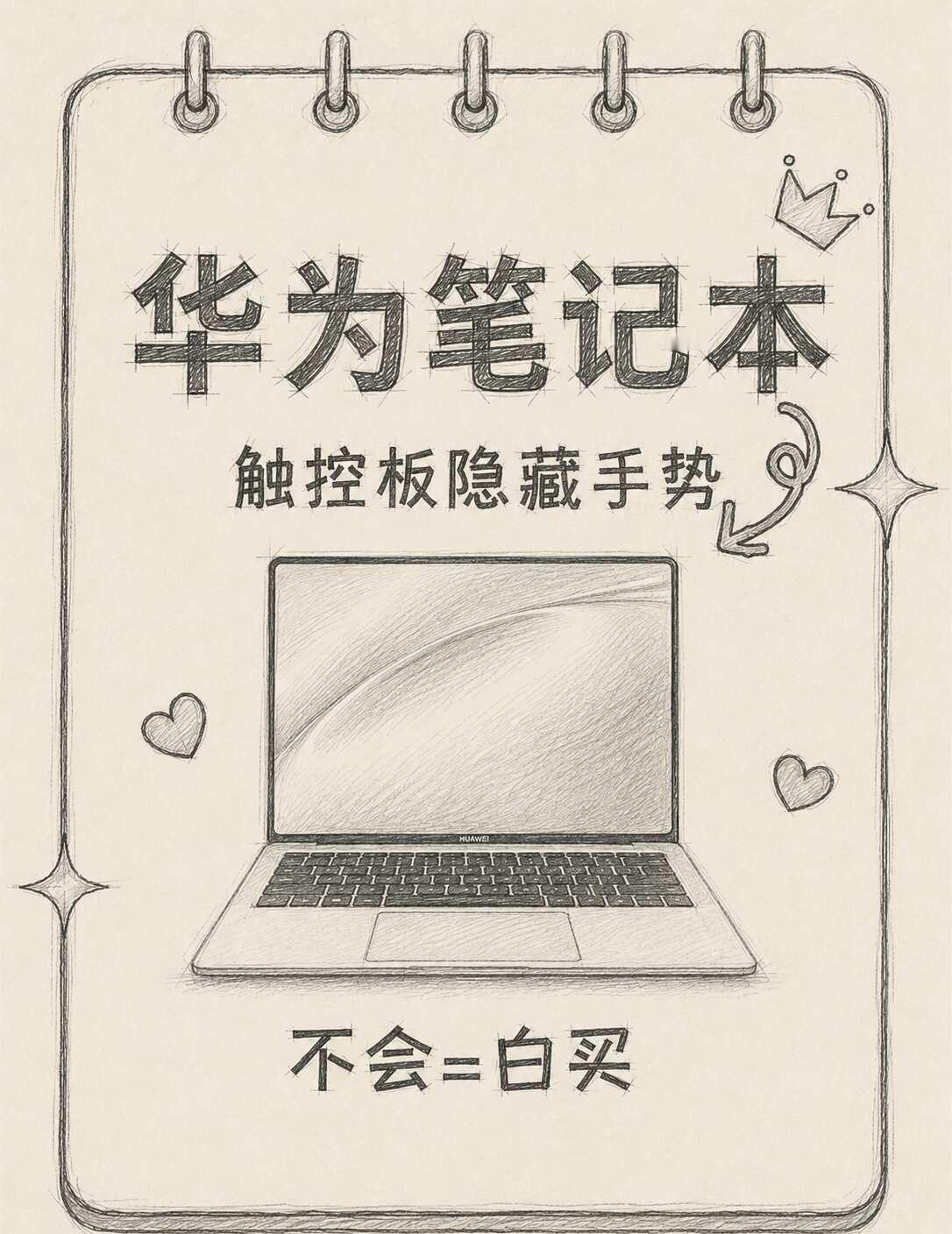 保姆级教程丨笔记本触控板手势大全❗快学
不要再把触控板当摆设啦！
忘记带鼠标也不