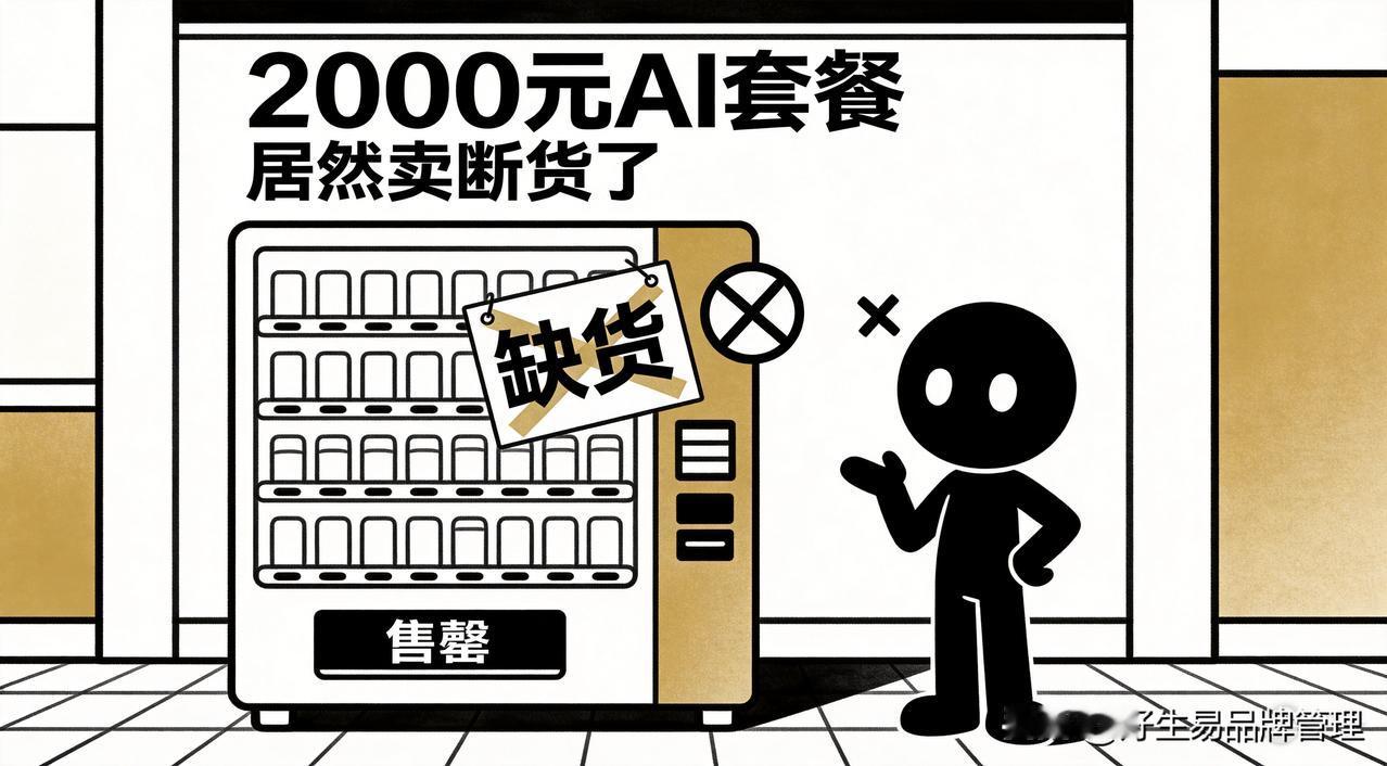 每月2000块的AI套餐，居然卖断货了

你见过有钱都不赚的生意吗？今天Open