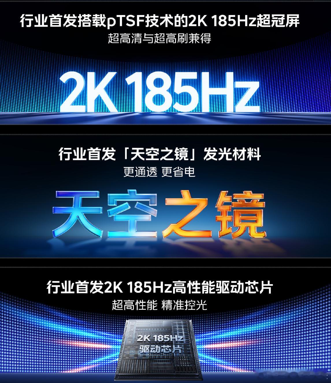 iQOO Neo12 首发搭载pTSF技术的2K185Hz屏幕，该清楚的时候有高