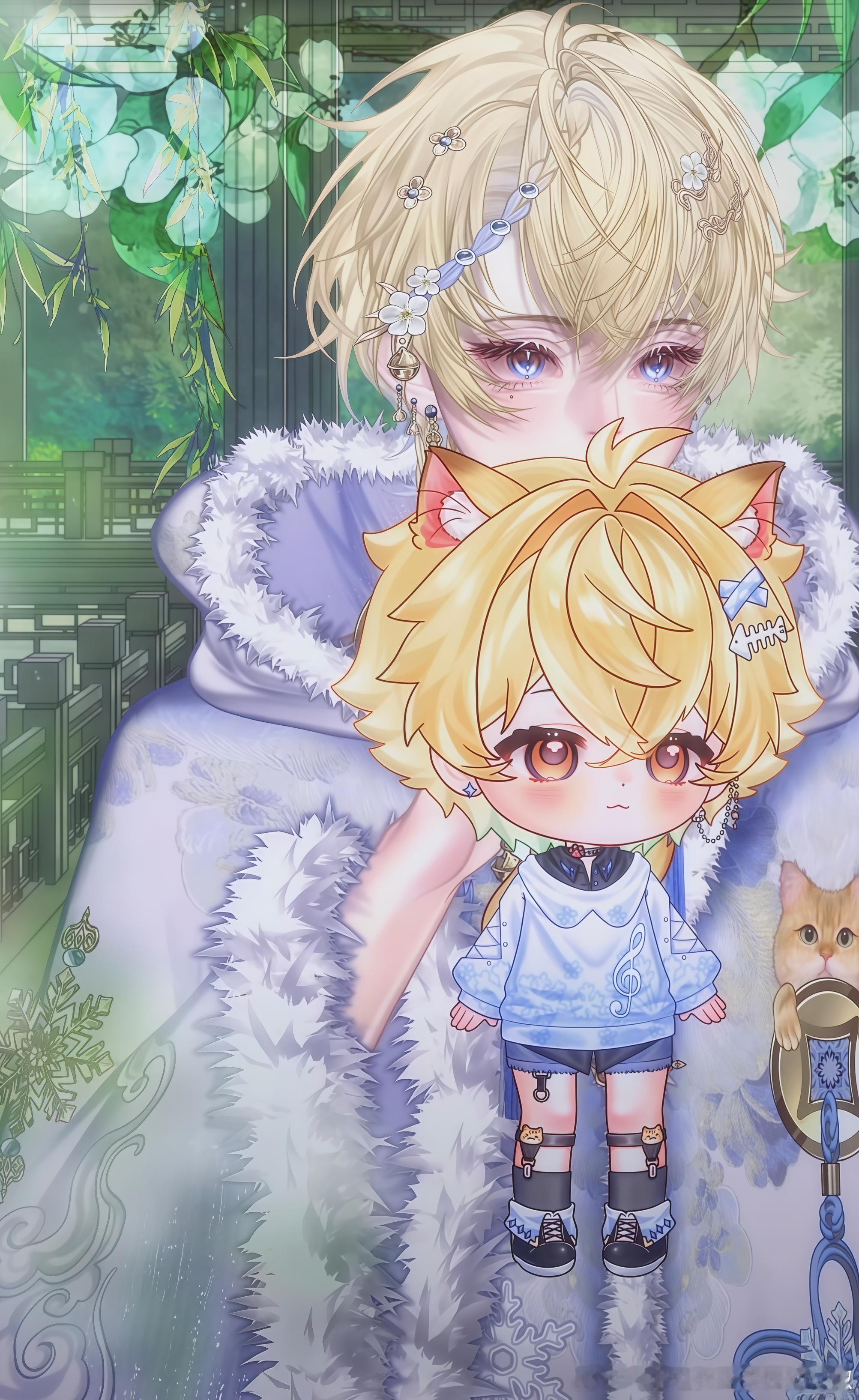 r雪音 两个小宝宝