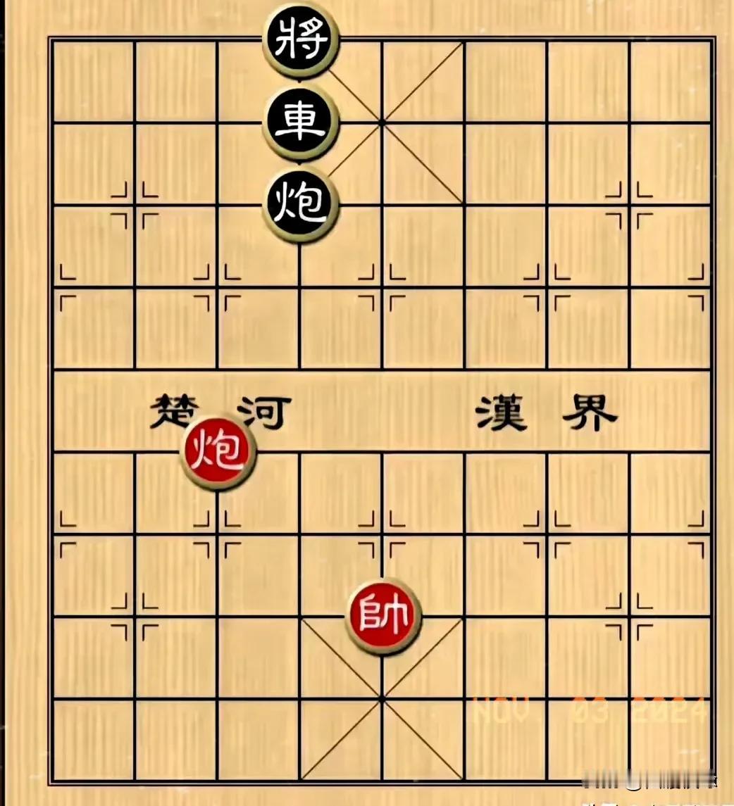 本来就是和棋的棋，偏偏有人说是红棋赢！
    这个棋红棋怎么赢？，我一点没看出