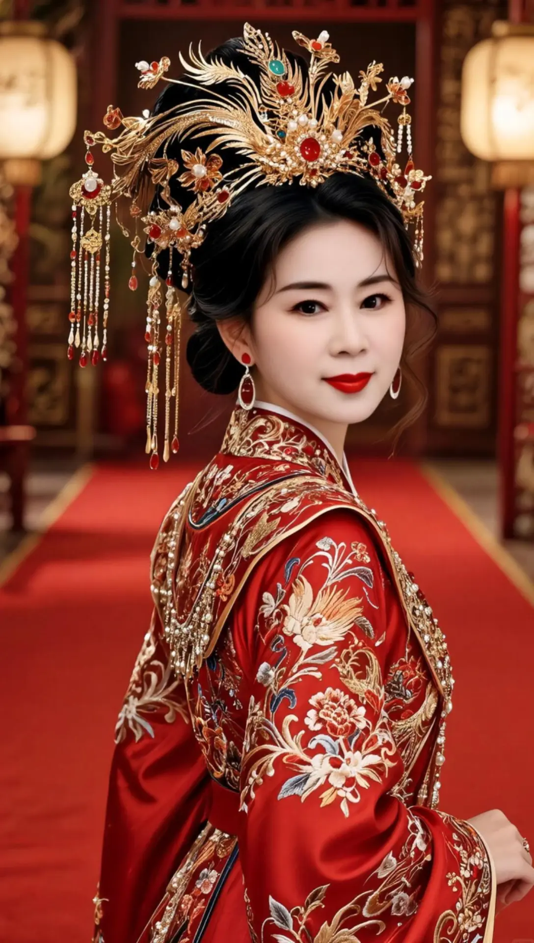 AI中式婚嫁写真 ai创作