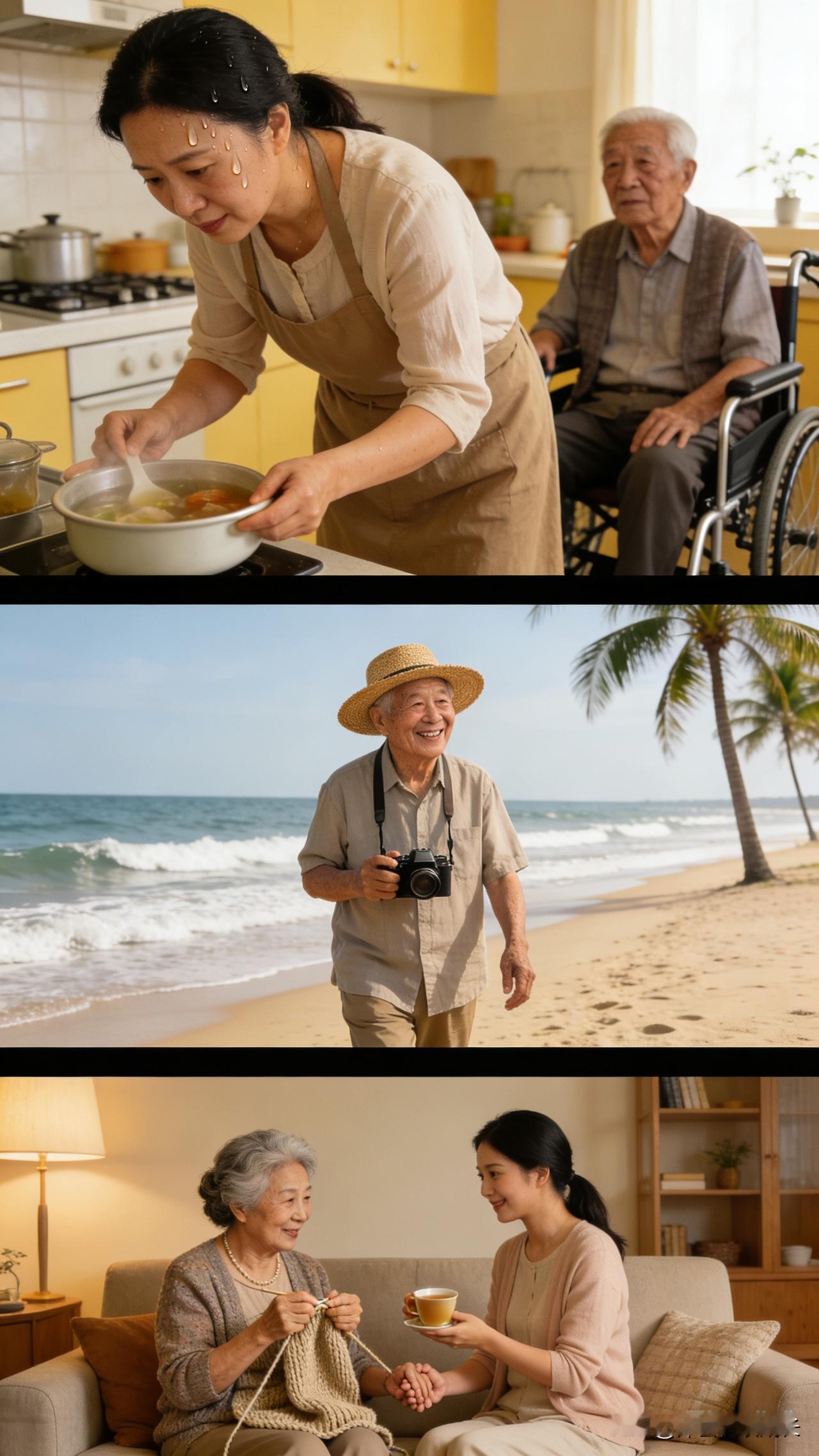 老了和儿女住一起，还是单独过好？三种老人三种命，太真实了！
 
养老 婆媳 晚年