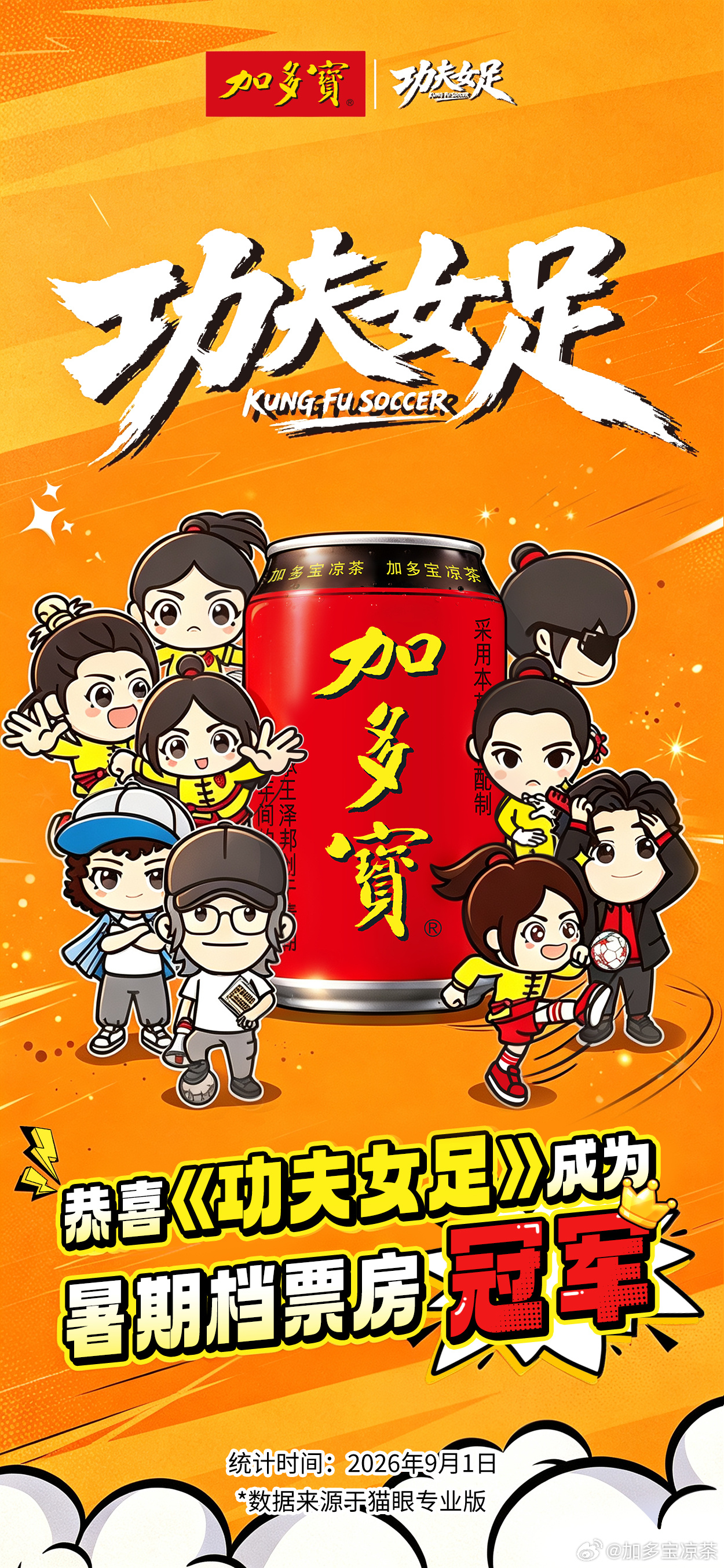 数据就是最好的实力证明！23.15 亿票房、超高观影人次加持，加多宝打造的番外短