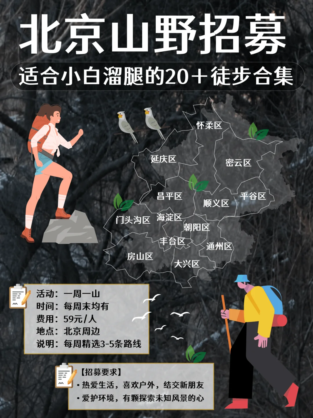 2025北京山野招募令⛰️期待与你踏遍京郊