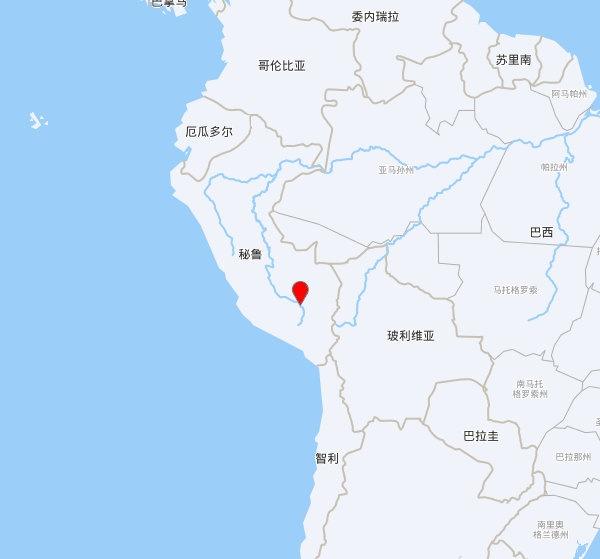 【欧洲地中海地震中心】发布，2025-11-14 10:41:10 在 秘鲁中部