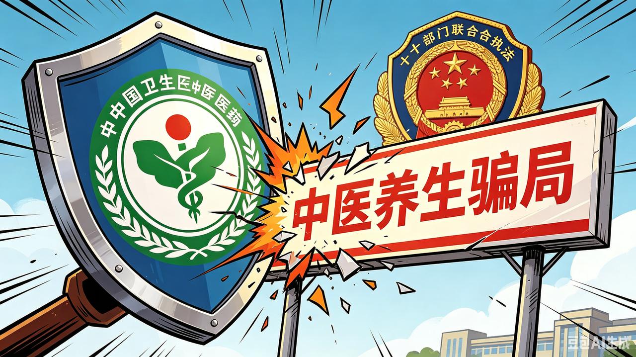 重拳出手！十部门联手掀整治风暴，中医养生骗局彻底藏不住了
 
健康养生风潮席卷民