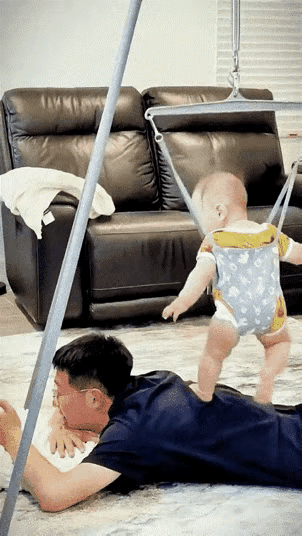 爸爸带娃，永远让你想不到