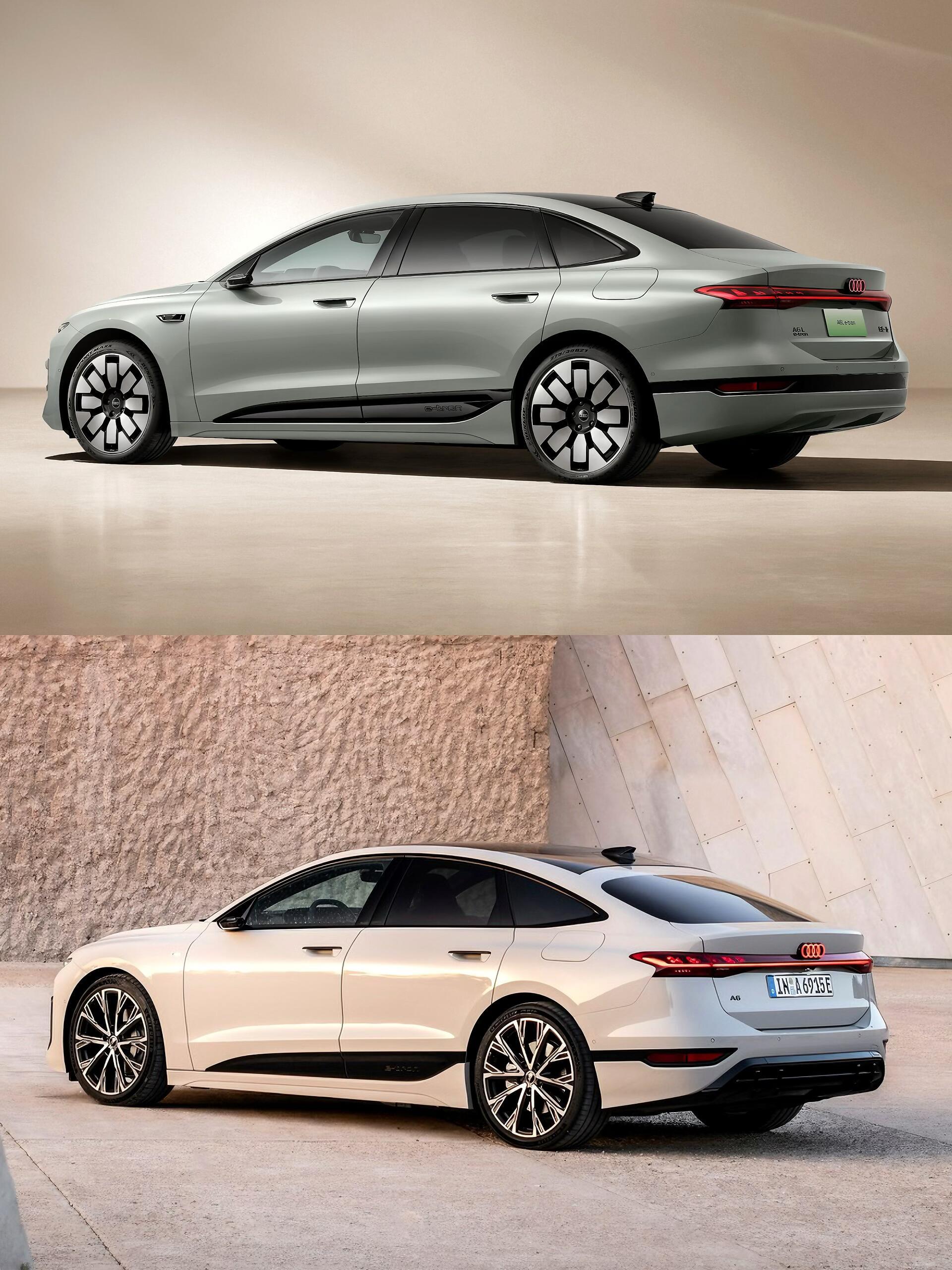 大v聊车 从Sportback变成国产三厢版——A6L e-tron图上：A6L