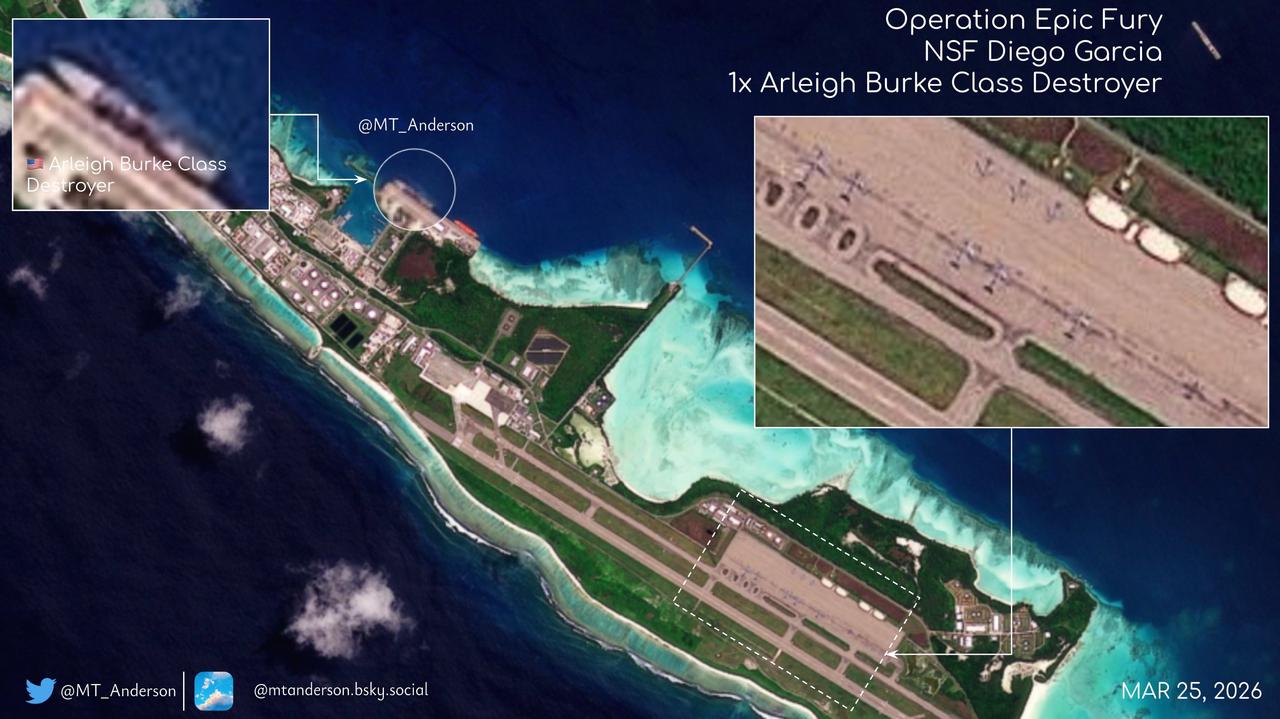 临时停靠迪戈加西亚基地的“的黎波里”号两栖攻击舰25日已经再次启程，从23日停靠