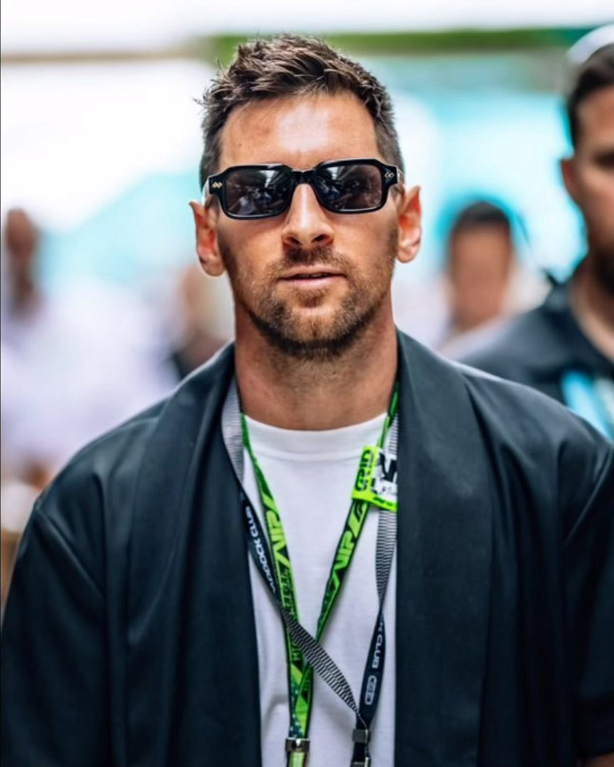 👑GOAT太酷了必须填满九宫格⚽️🏎梅西现身F1迈阿密大奖赛 🐐🔥 梅西