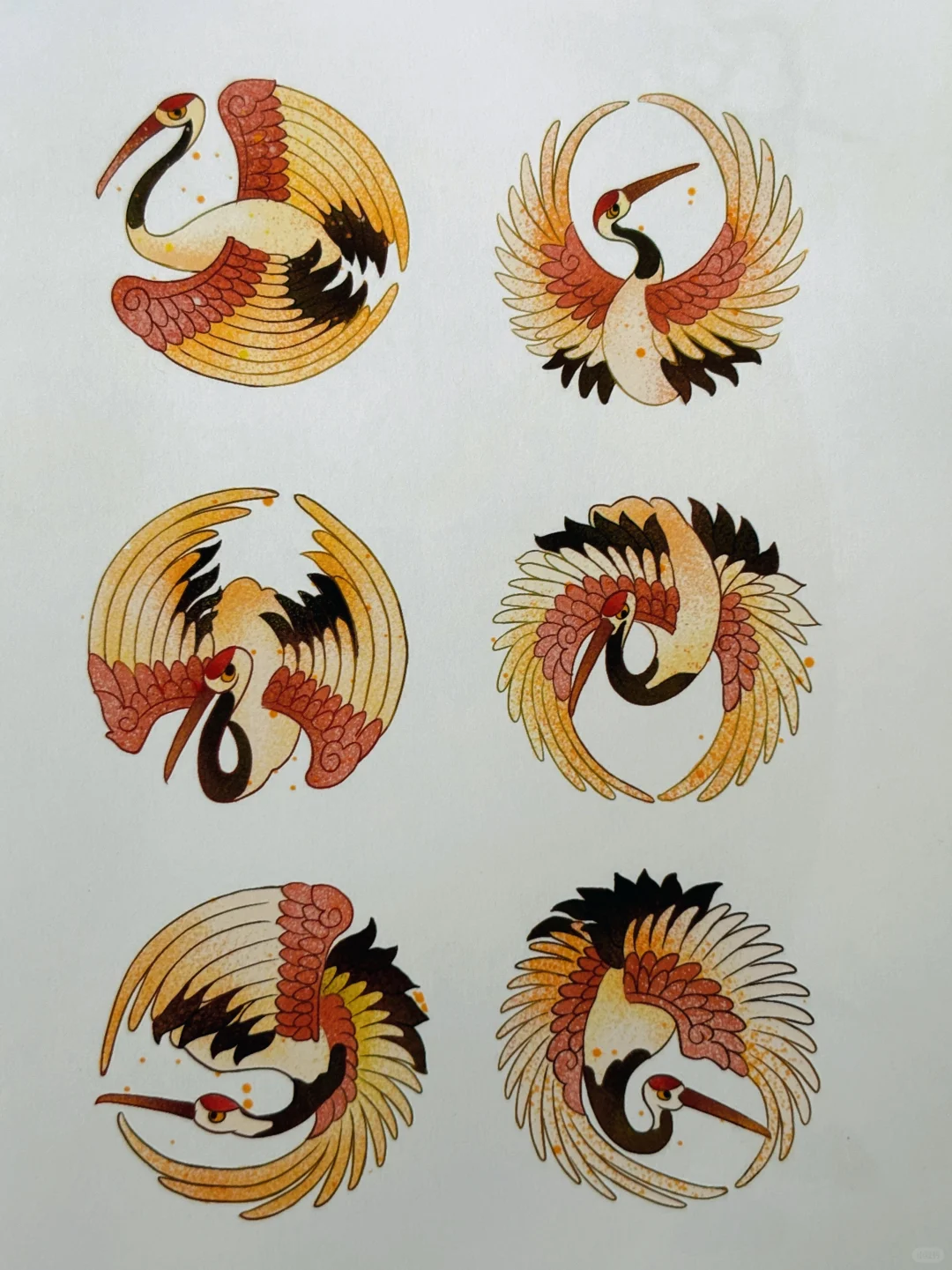 传统纹样·鹤纹，古人的智慧刻在骨子里