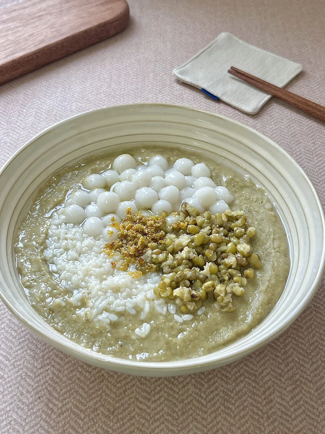 zui适合夏天的甜品🤤解暑绿豆沙超棒👍