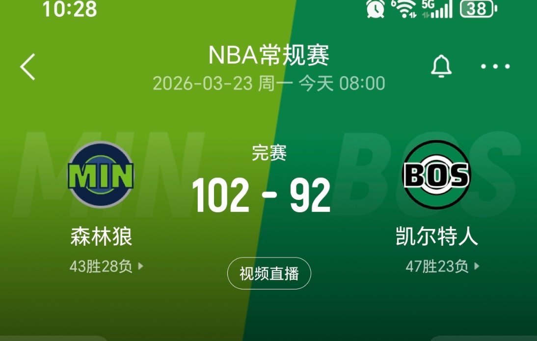 没有爱德华兹的森林狼把凯尔特人收拾了 ！森林狼vs凯尔特人