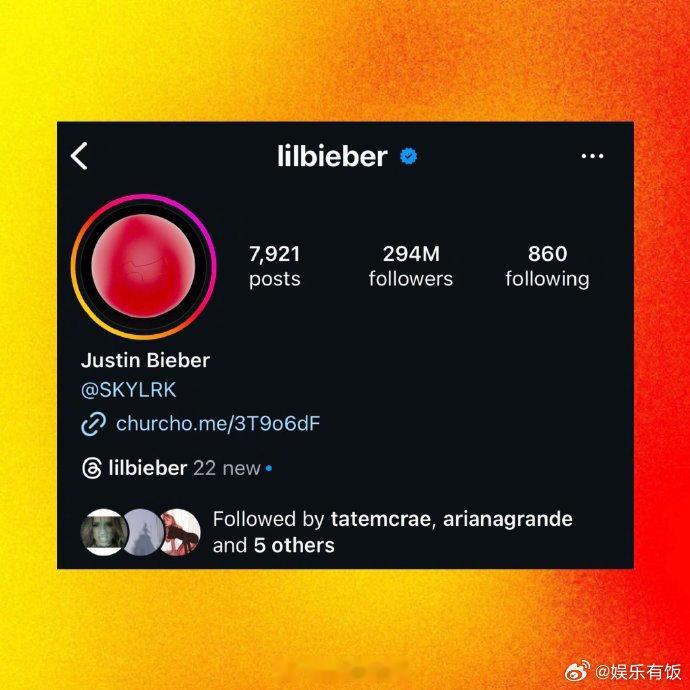 比伯ins改名 比伯Justin Bieber已将其 Instagram用户名更