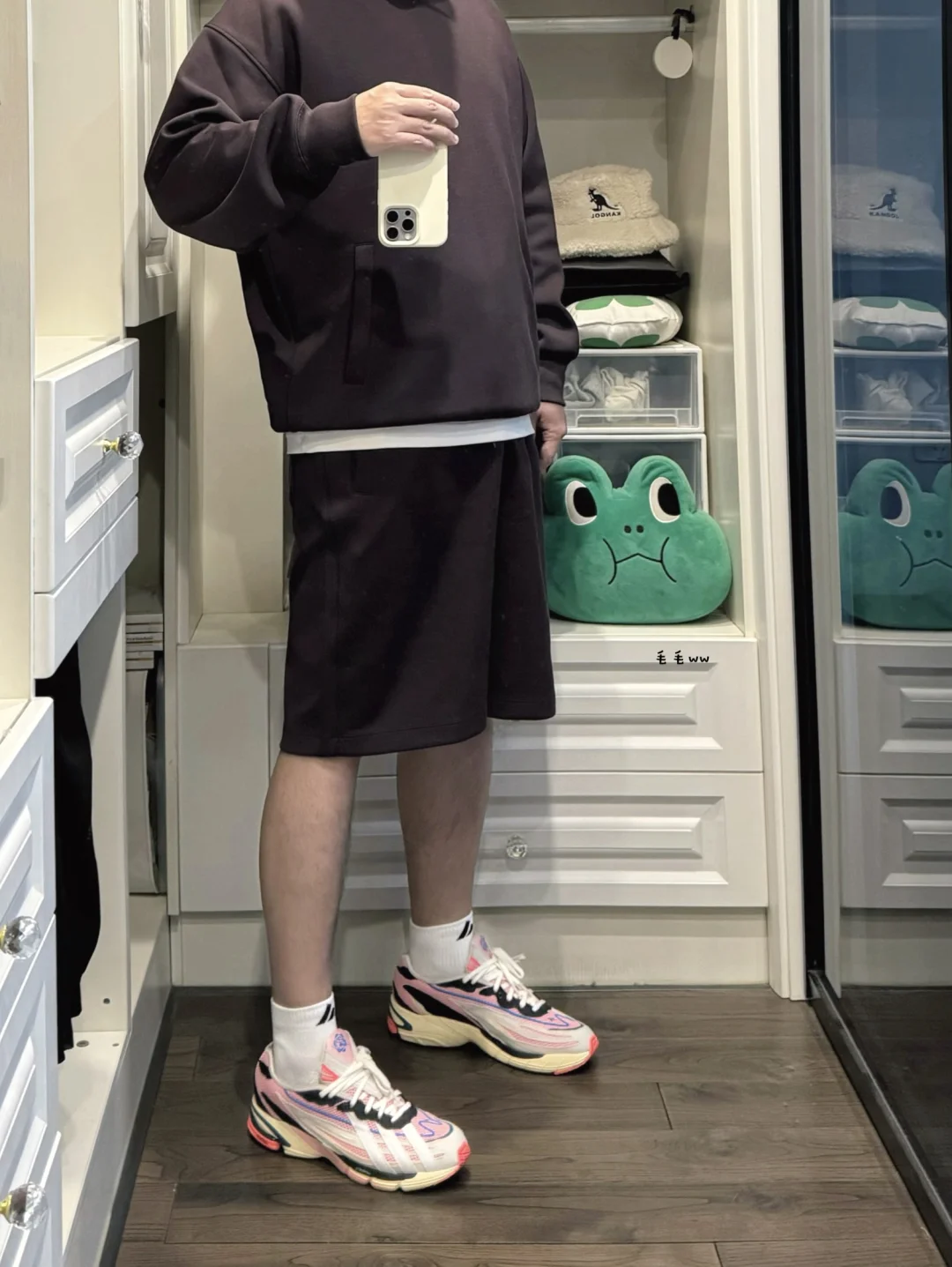 上长下短｜酒红色穿搭