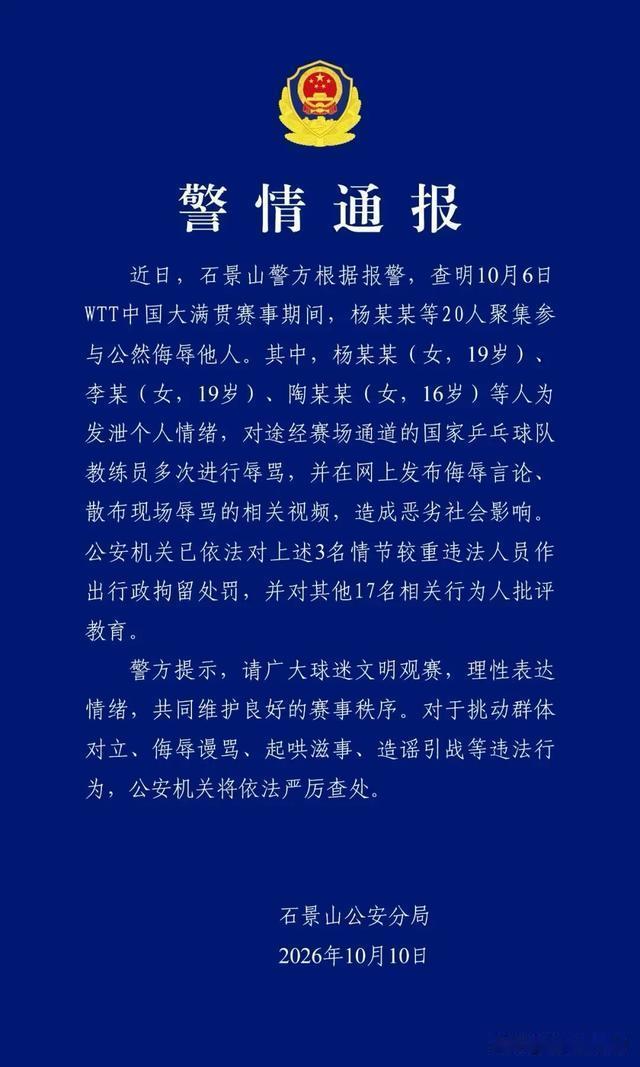 公安机关终于再次出手了，为公安执法部门点赞，希公安执法部门顺藤摸瓜，从行政拘留的