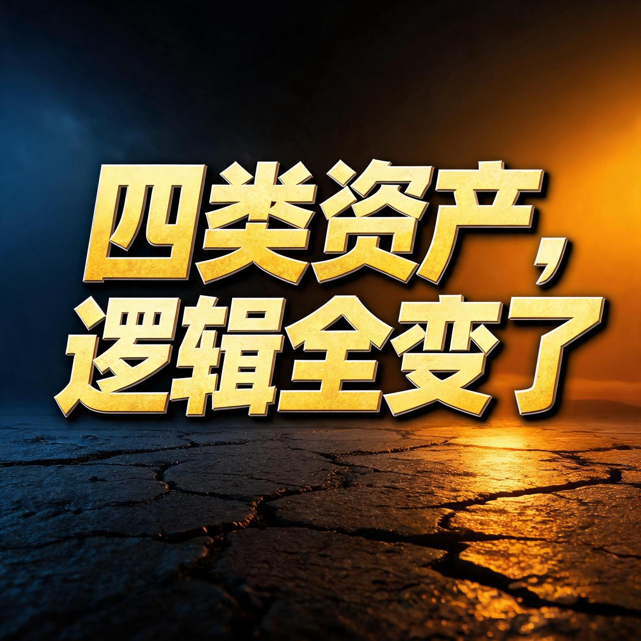 【四类资产，逻辑全变了】
上个月跟一个做财务的朋友吃饭，他说了句话让我愣了半天：