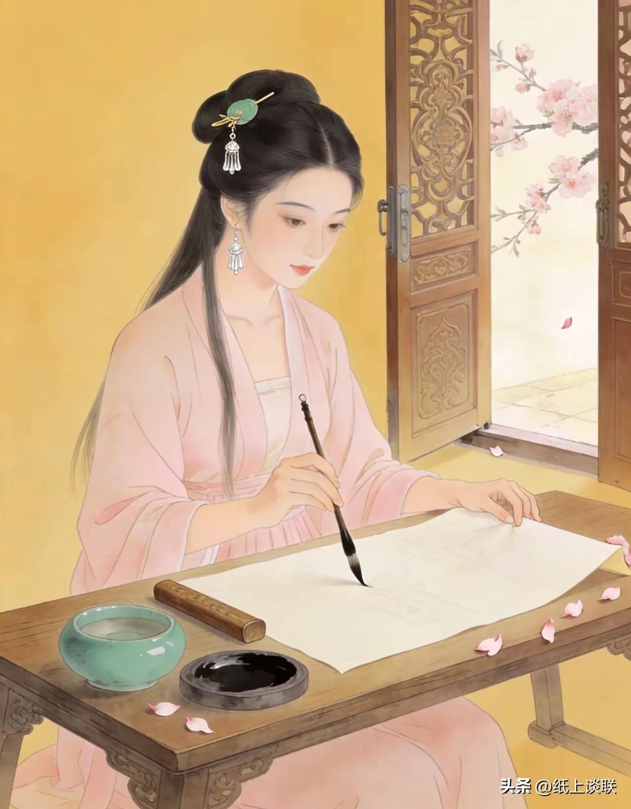 墨能醉人何须酒，
诗可惊客就用茶。
横批：《墨与诗》