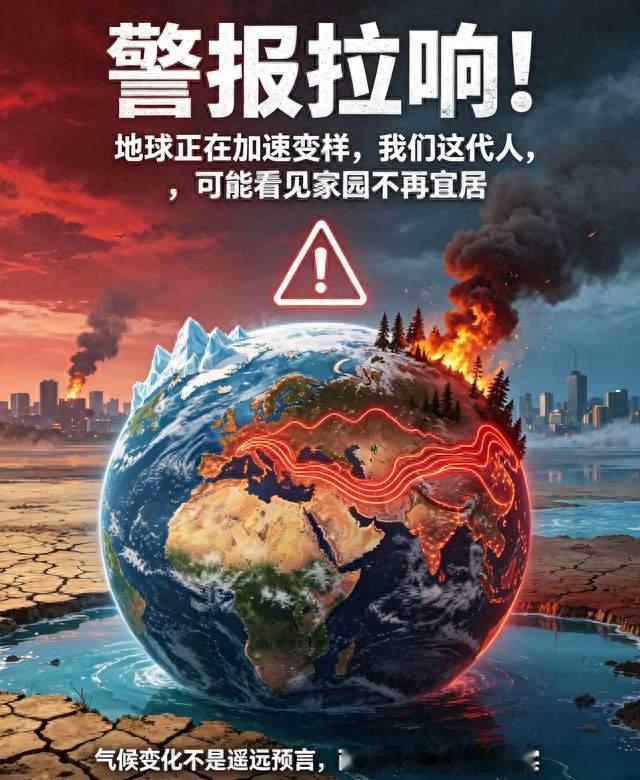 警报拉响！地球正在加速变样，我们这代人，可能看见家园不再宜居
