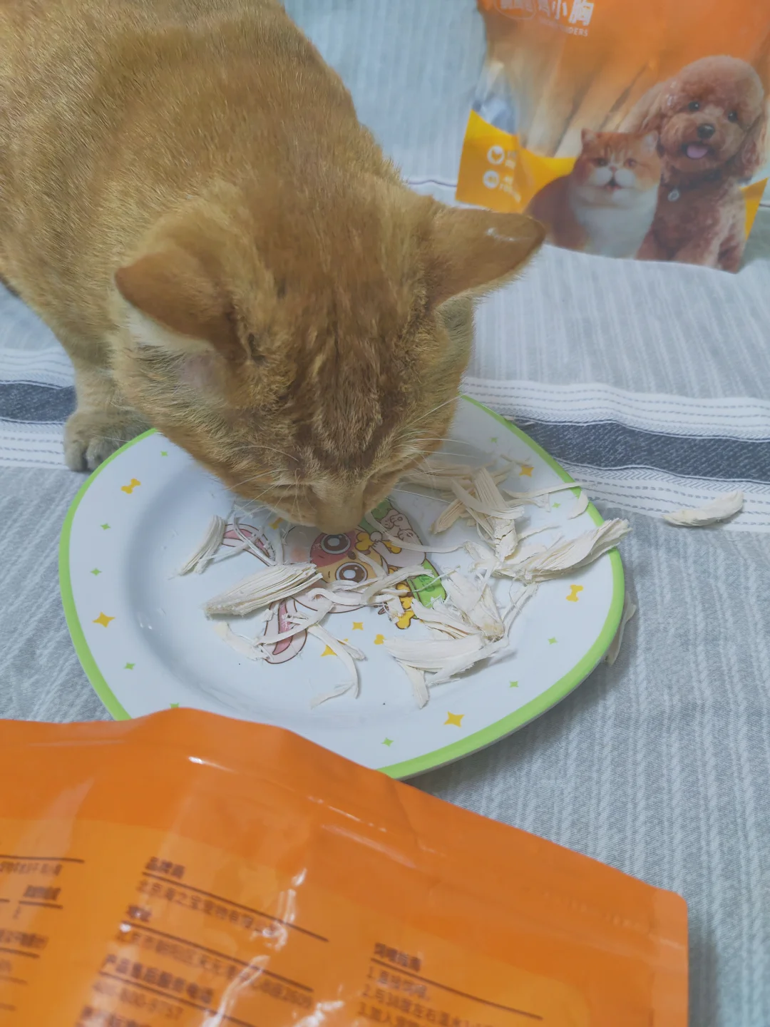 橘猫：这鸡小胸冻干，我真的顶不住！