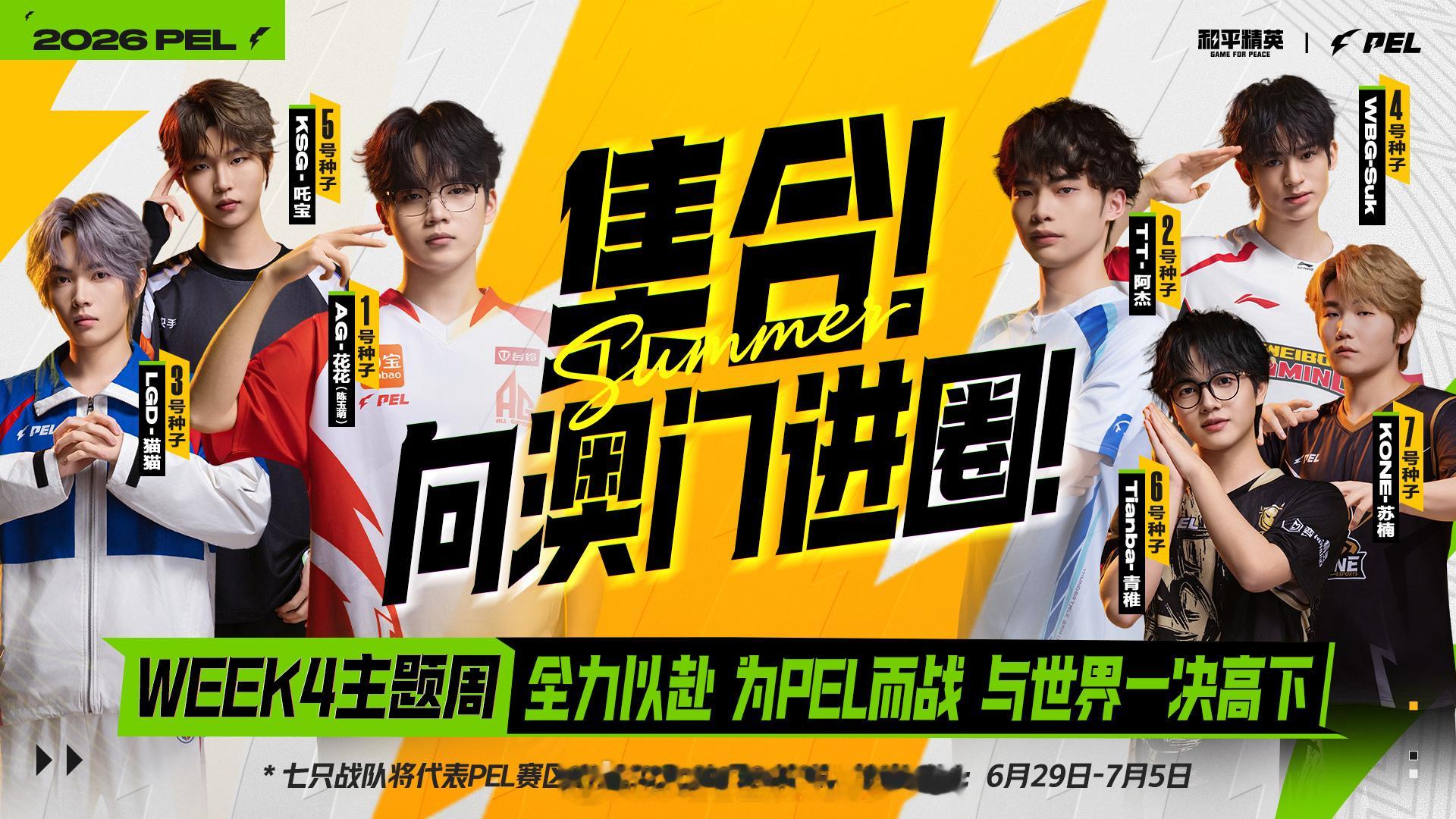 七支PEL出征战队全力以赴与世界一决高下，为PEL而战2026PEL夏季赛202