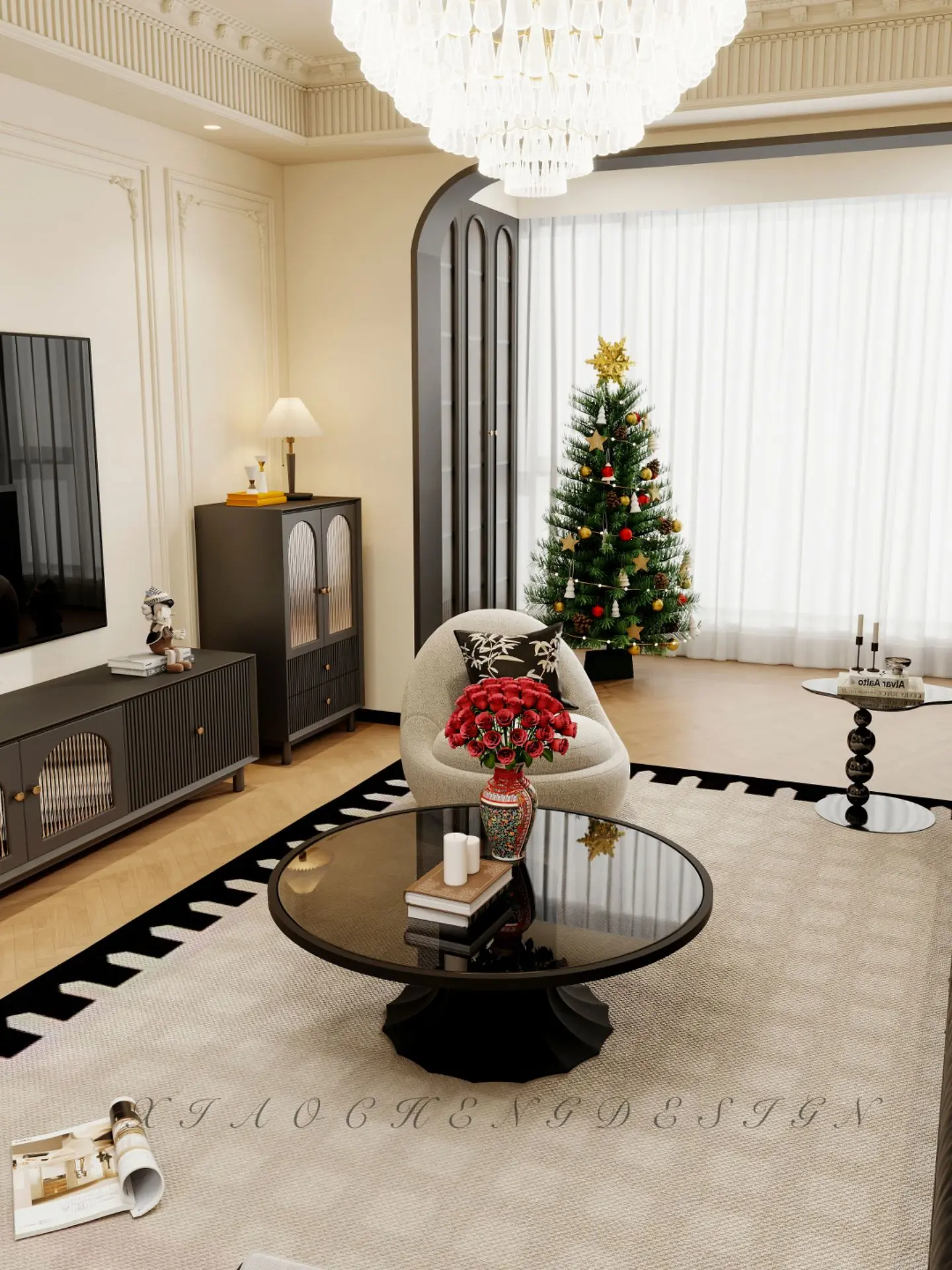 法式复古装修。复古风装修的家，如电影一般充满浪漫优雅氛围感，宅在这个家...