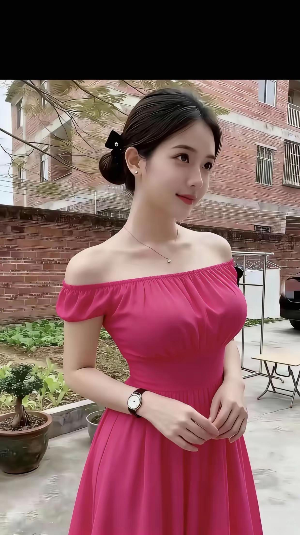 在老家穿这身衣裳太惹眼，弄的我都不敢出门，只能在自家院子里转转，显吧一下。