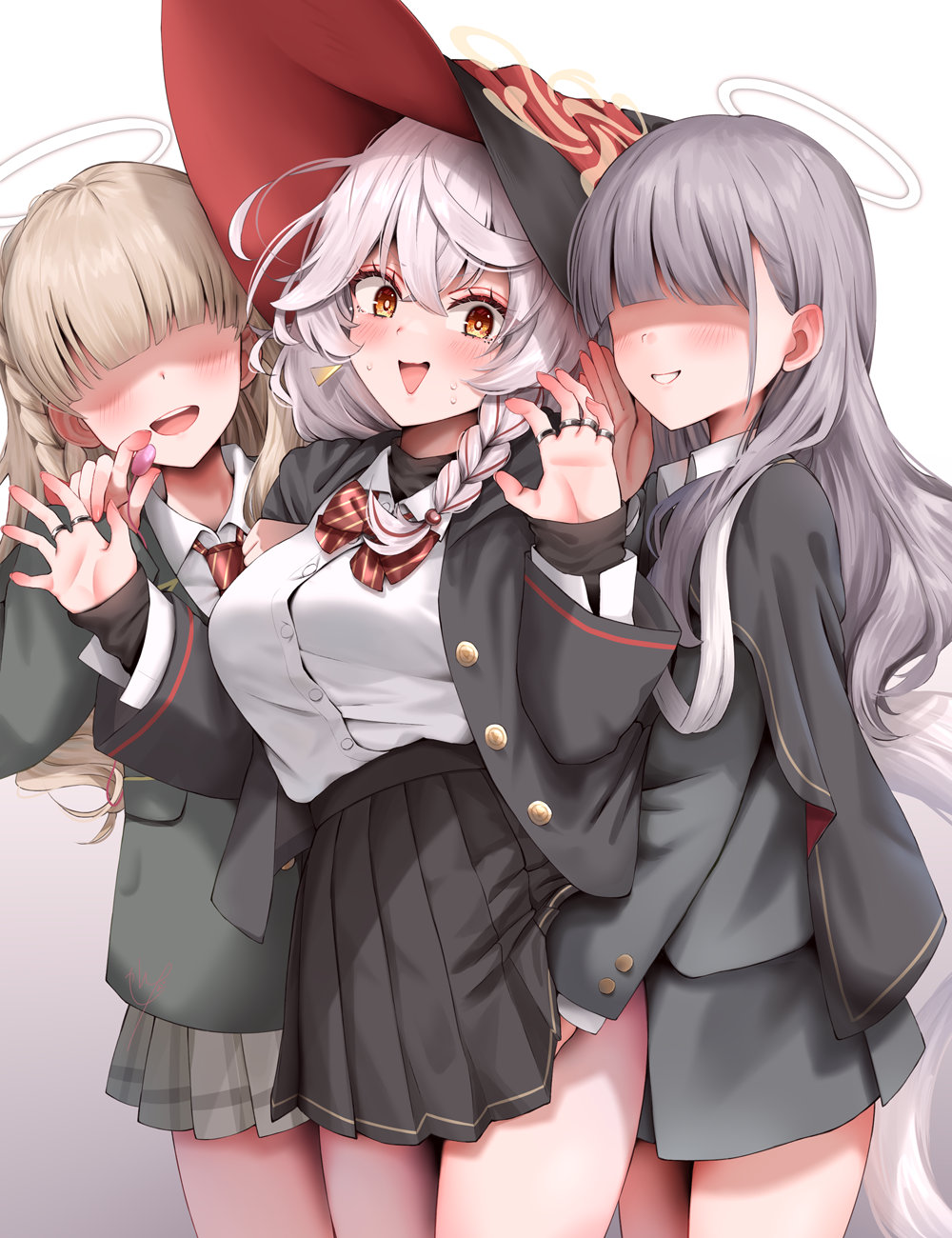 白尾绘理——碧蓝档案——画师: 鳴島かんな@ お仕募集中，网页链接