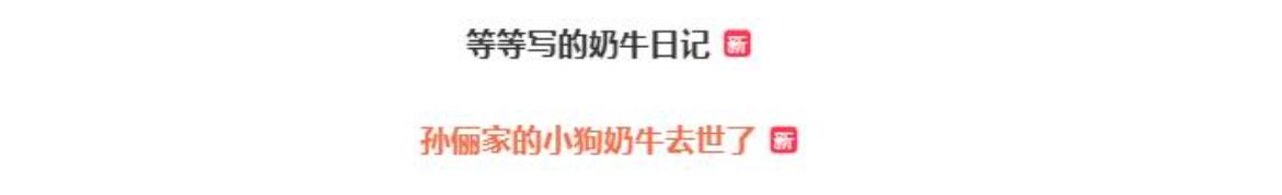 明星宠物去世上热搜：不必捧太高，也不必骂太狠
孙俪家小狗 “奶牛” 离世冲上热搜