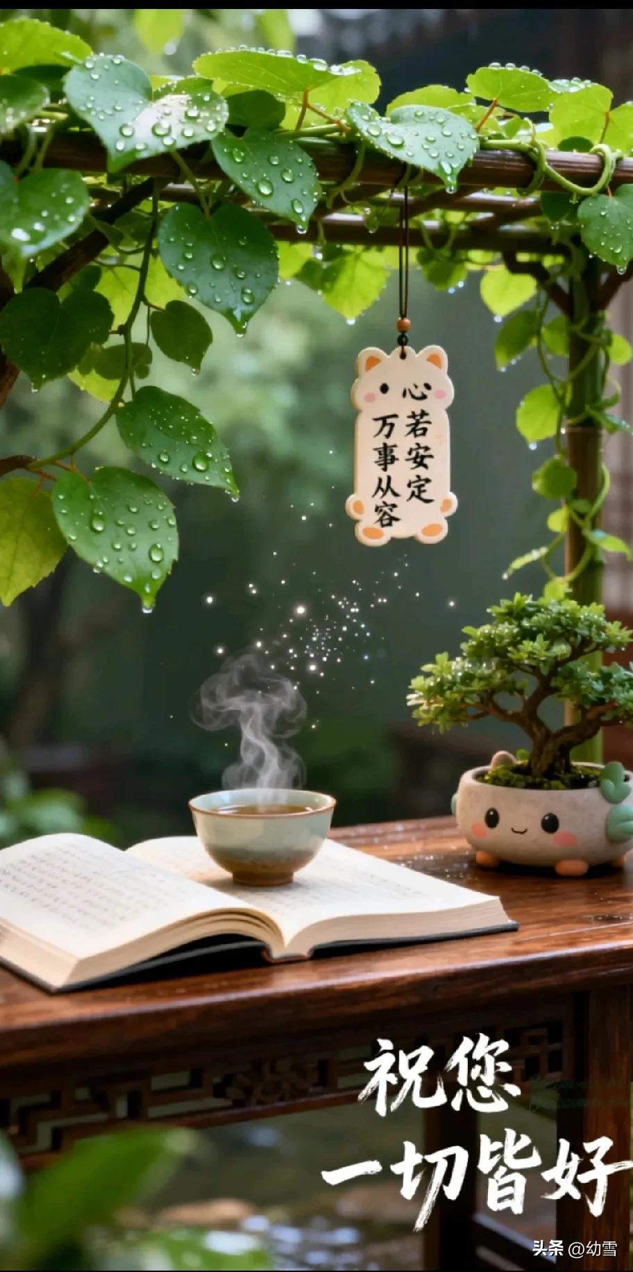 蒙蒙细雨里，一位头发花白的大爷骑电动车匆匆而过。

他身上的旧外套皱得厉害，肩膀