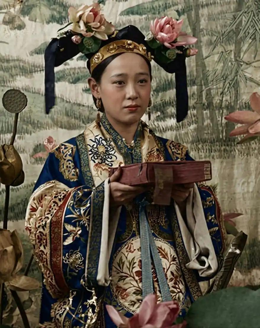 真实晚清第一美女四格格最美的照片，这可不是演员扮演的，泛黄老照片难掩其倾城之姿和