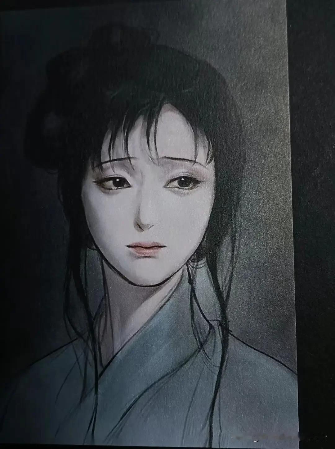 她的美在阴柔让人心生怜悯和爱