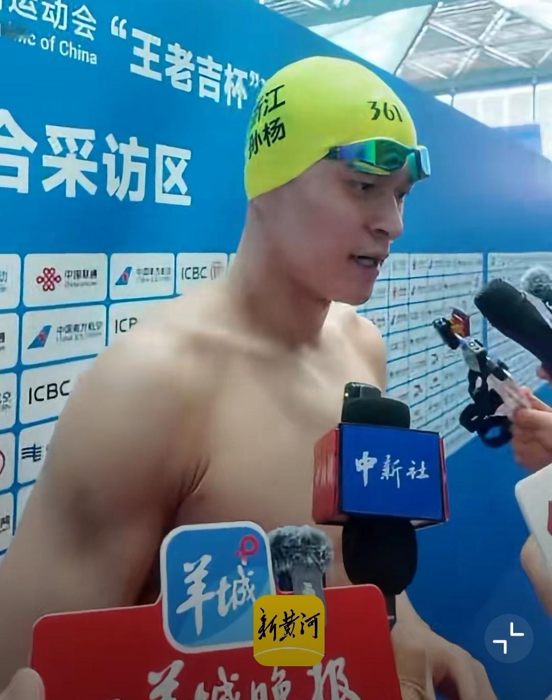 34岁孙杨全运会至少能拿一块金牌，浙江游泳队实在太强了。孙杨已经晋级个人400米