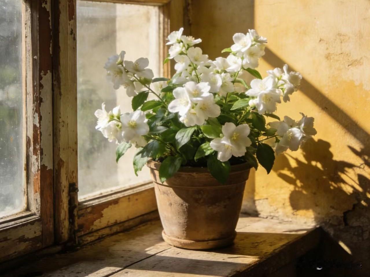 以前喜欢花草，看别人养花，开得富丽堂皇，必然要来一颗，放自己花盆里。
也奇怪，贫