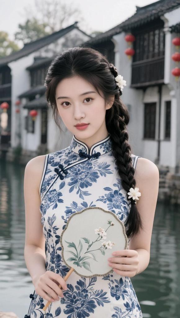 AI水乡旗袍照 随变ai随便玩