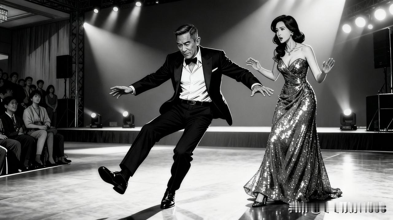 近日，70 岁的任达华与妻子参加线下活动时，突然脚下一滑摔倒在地。现场众人的心瞬