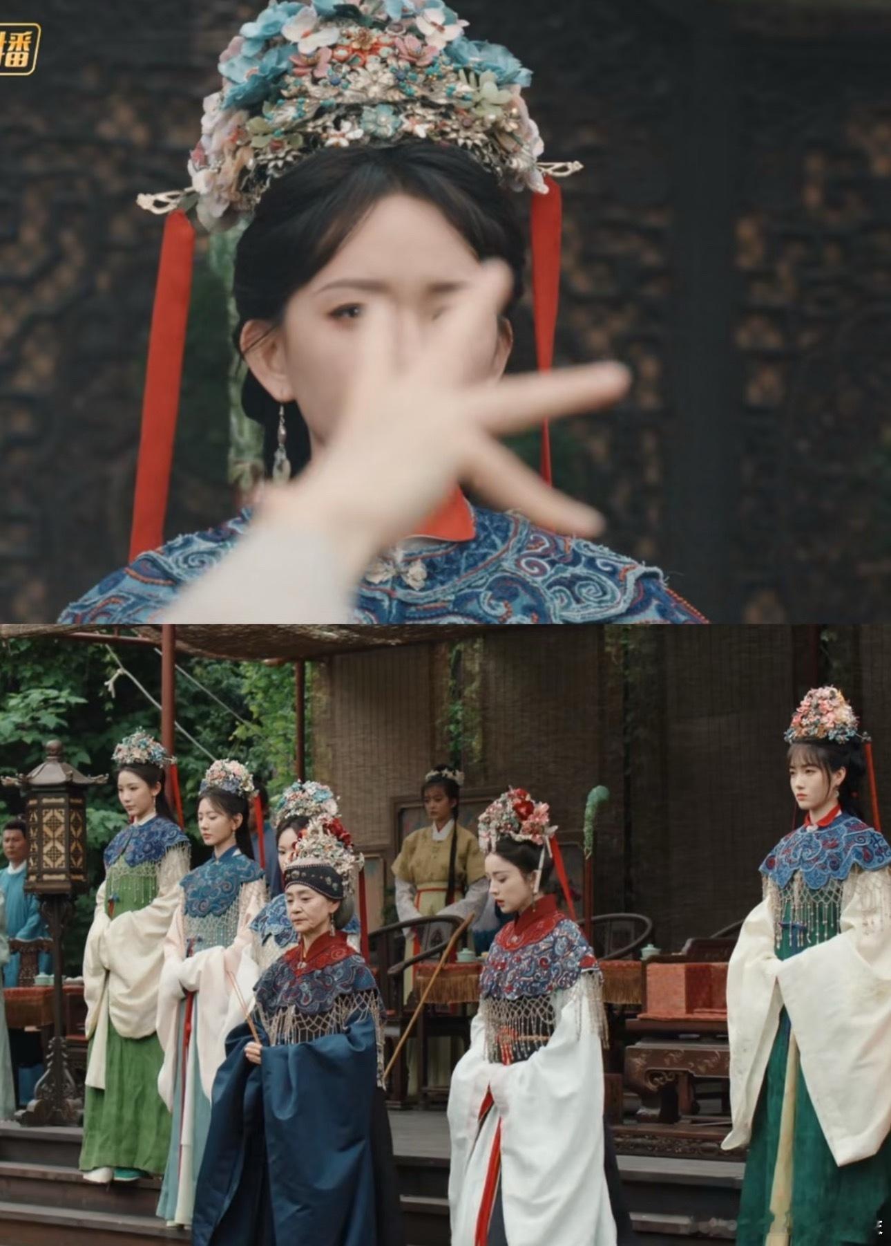 霸王茶姬是不是赞助玉茗茶骨了，专门拍了这样一场戏。 