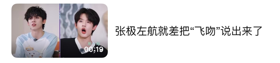 张极左航可以吻的 ​​​