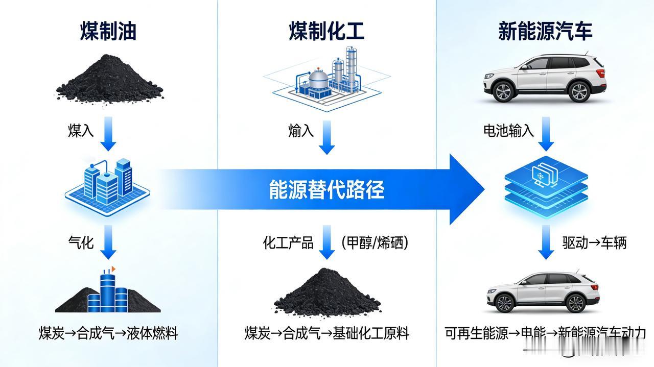 1.21亿吨！中国能源替代成绩单，煤和新能源太能打…
🔥中国非石油替代原油权测