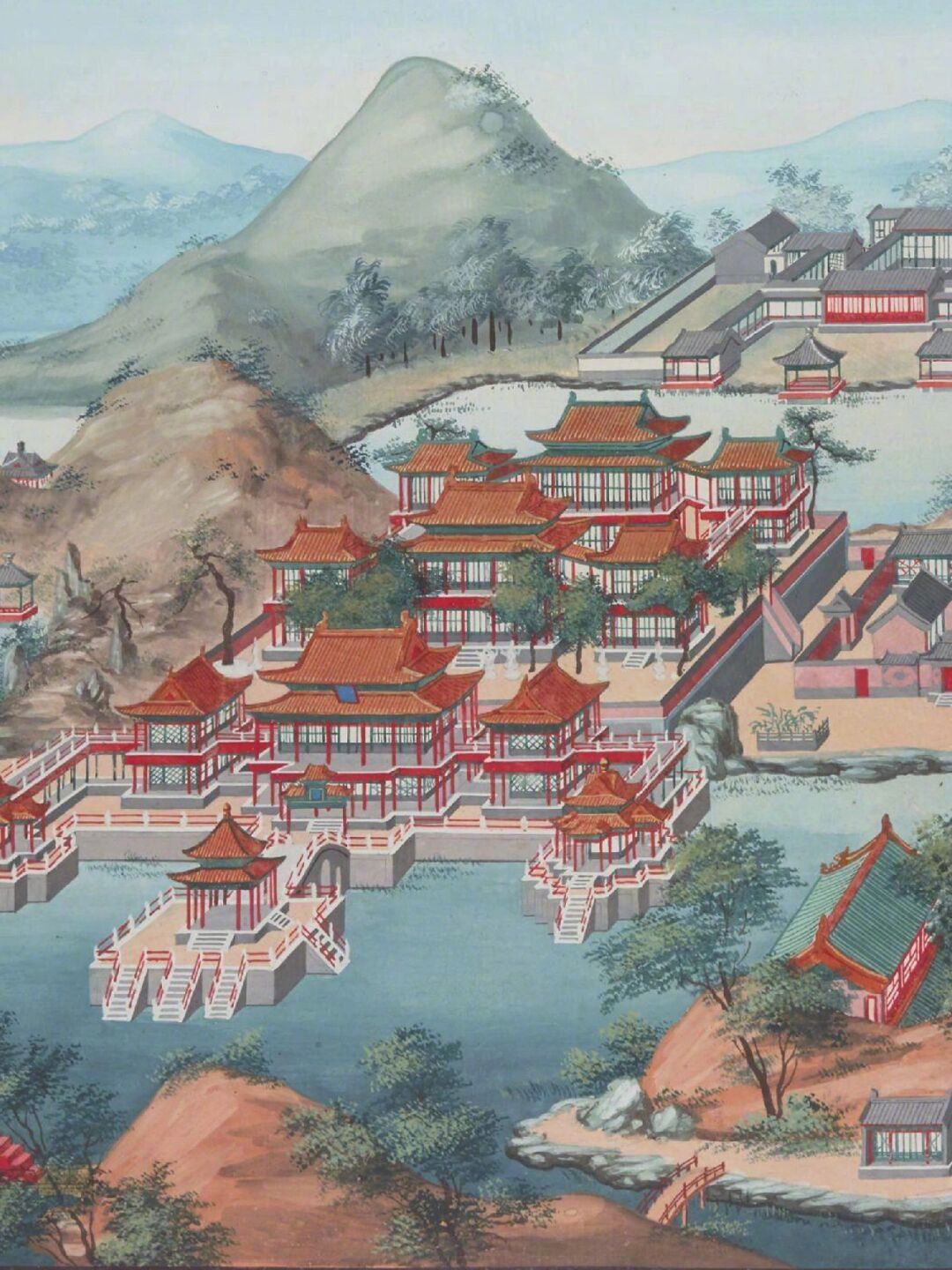 19世纪，法国人临摹的《圆明园四十景图》 