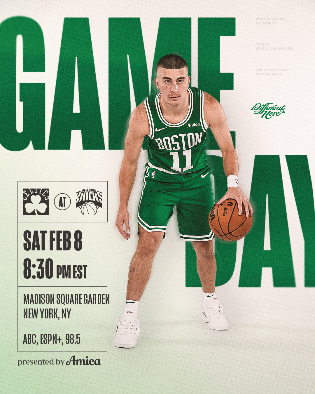 凯尔特人国度  GAME DAY ! LET‘S GO CELTICS ☘️ ?