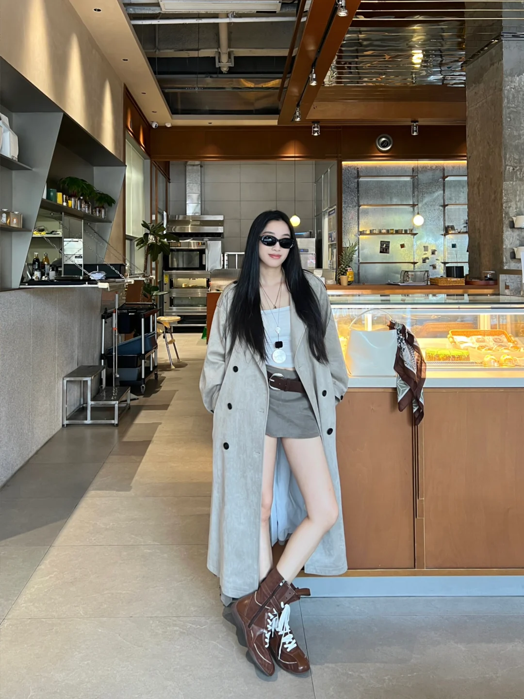 风衣➕短靴的季节来咯