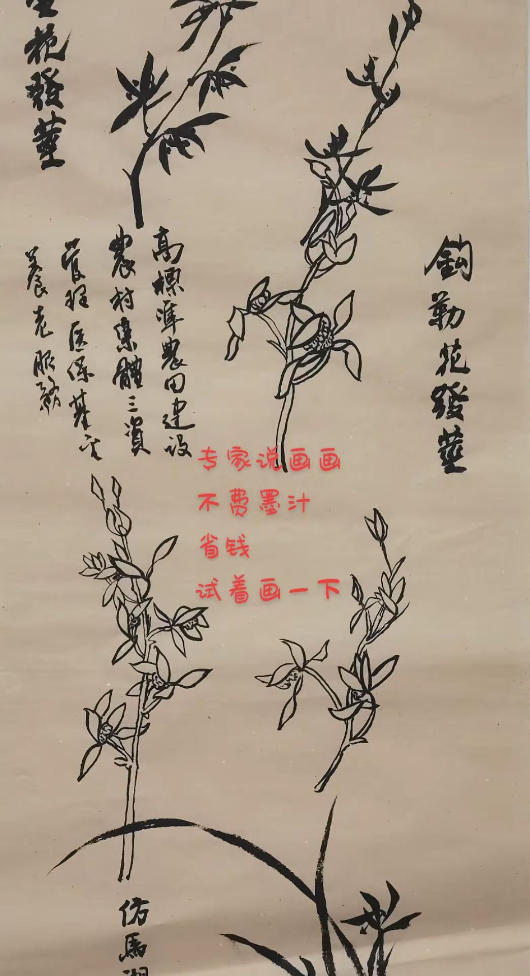 摇摆不定的爱好与兰草。前些天看刘洪彪老师讲草书，就热爱了很长时间草书，把《书谱》